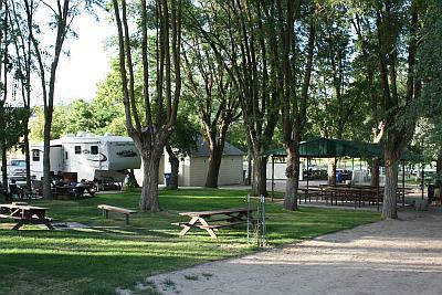 Tent space at Downata Hot Springs Campground