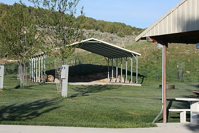 Tent space at Downata Hot Springs Campground