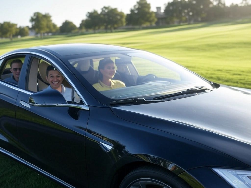 Travel to Augusta in comfort and style. Enjoy our whisper quiet Tesla Model S withSkyView Comfort Ride Services
