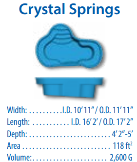 Vinyl Liners ─ Luxor Deep in Pensacola, FL