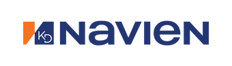 Navien logo with orange and blue design.