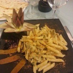 Penne Carciofi e Bottarga