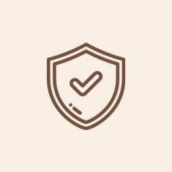 a shield with a check mark on it .