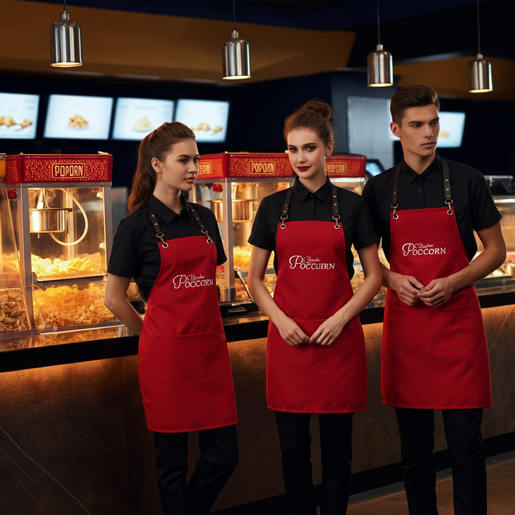 Fabricante de uniformes para salas de cine en Colombia