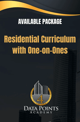 An advertisement for residential curriculum with one-on-ones.