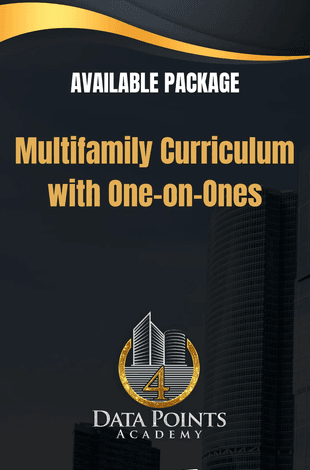 An advertisement for a multifamily curriculum with one-on-ones.