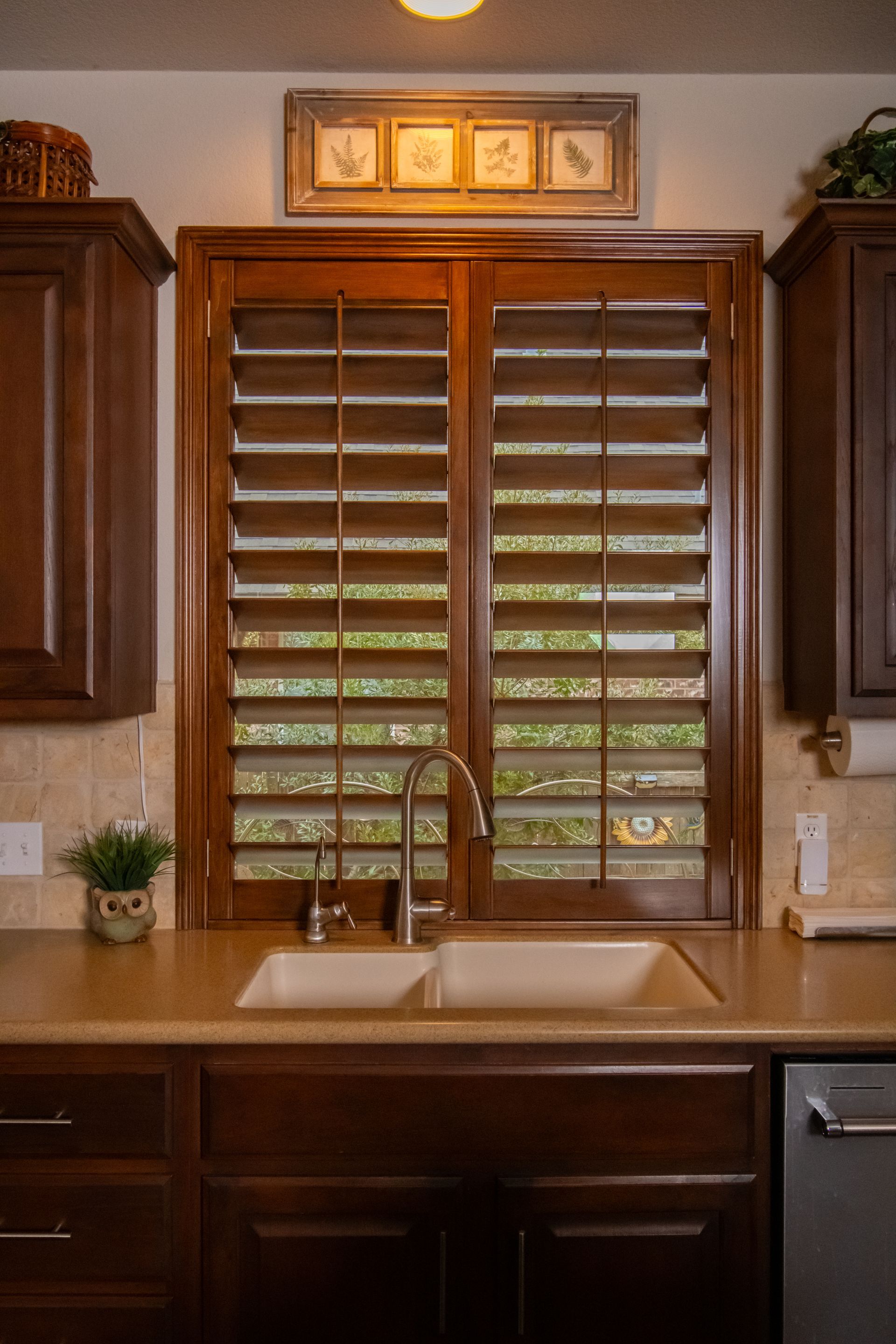Elegant Custom Built Arched Plantation Shutters