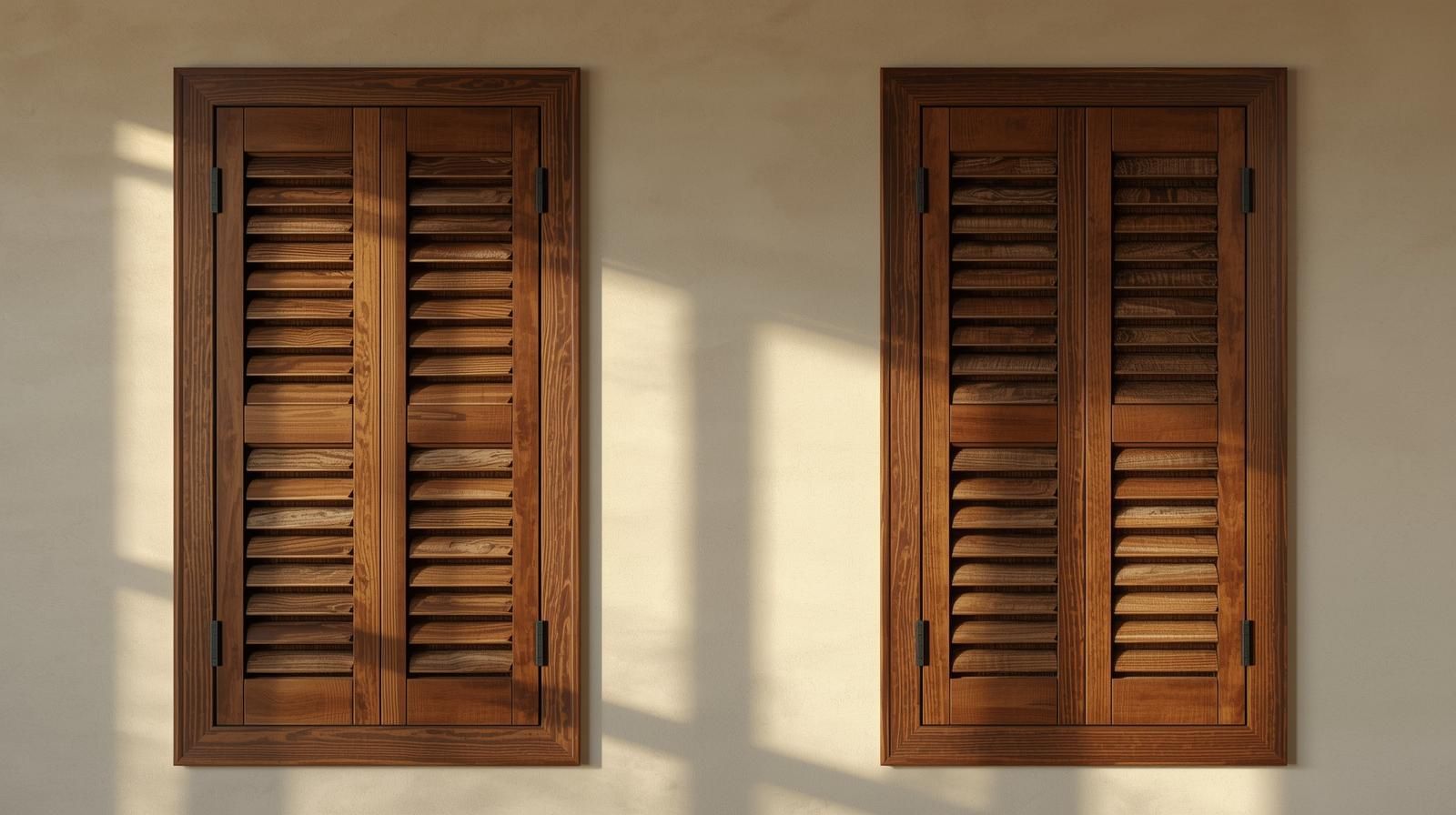 Faux Wood Shutters