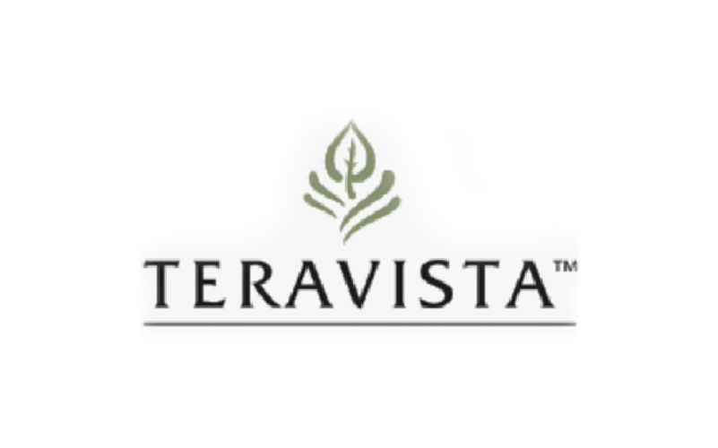 A logo for a company called teravista
