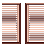 Dining room shutters with louvers open