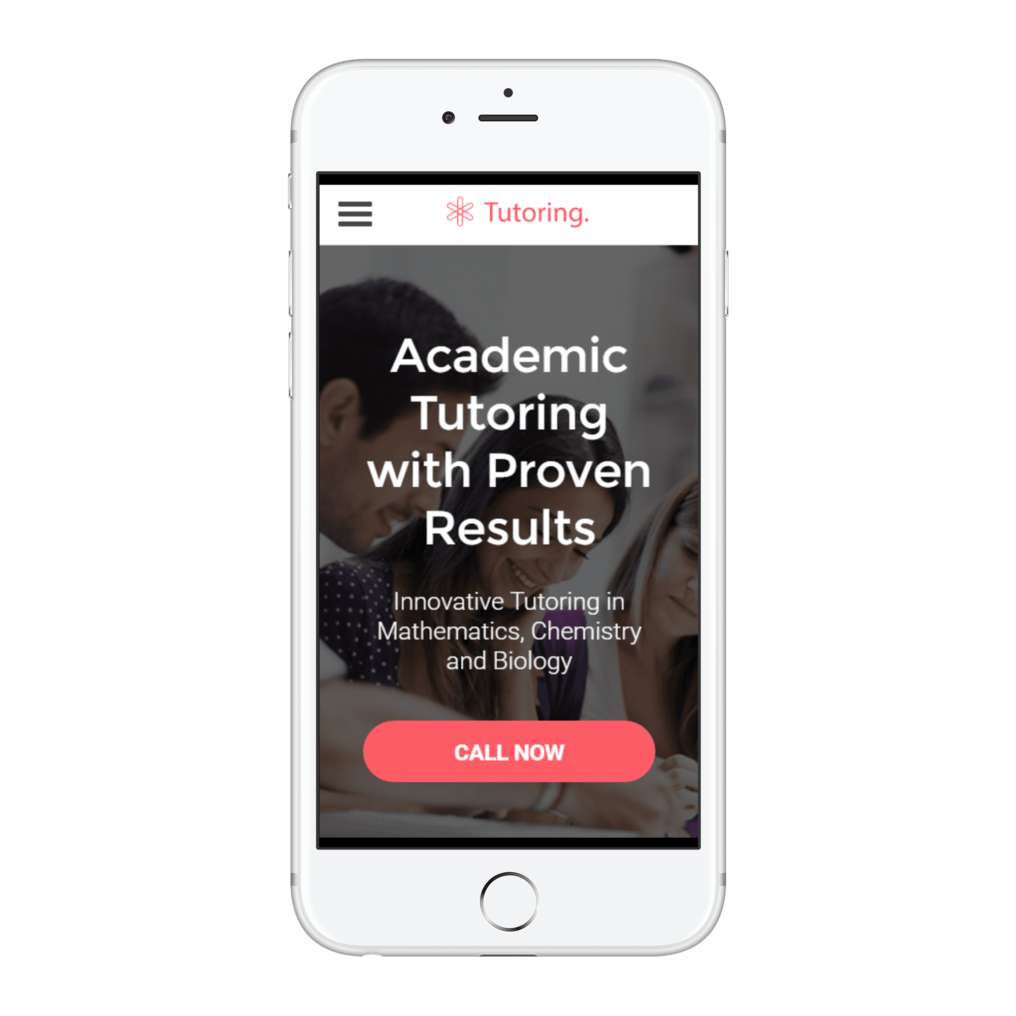 Academic Tutor Mobile View
