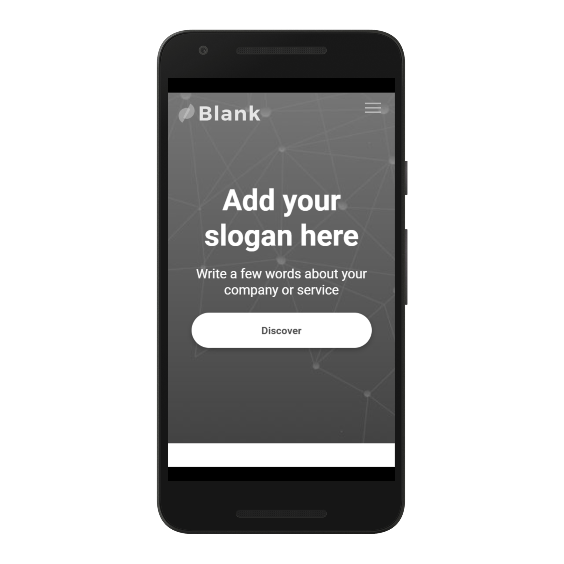 Blank Expandable Mobile View