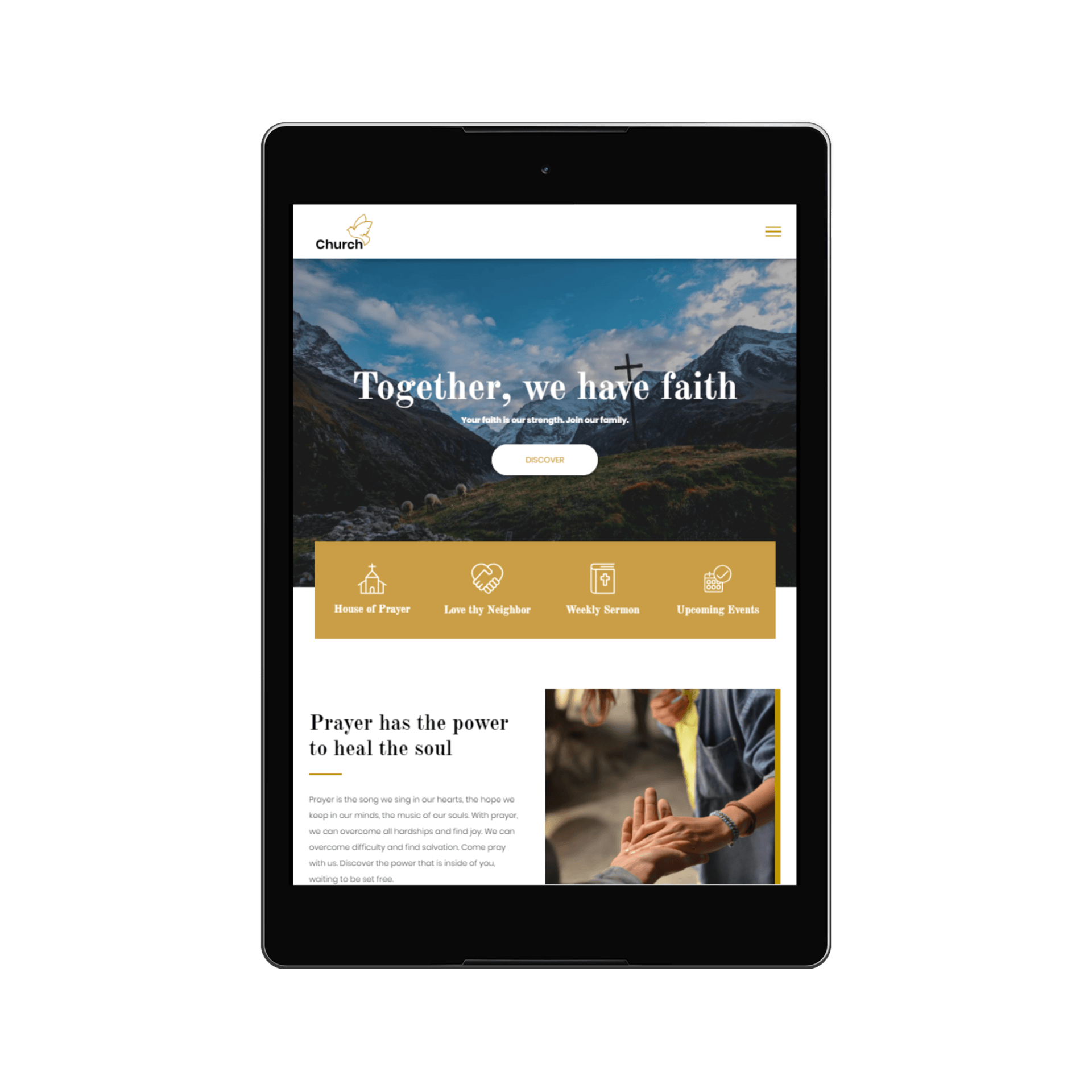Church Tablet/iPad View