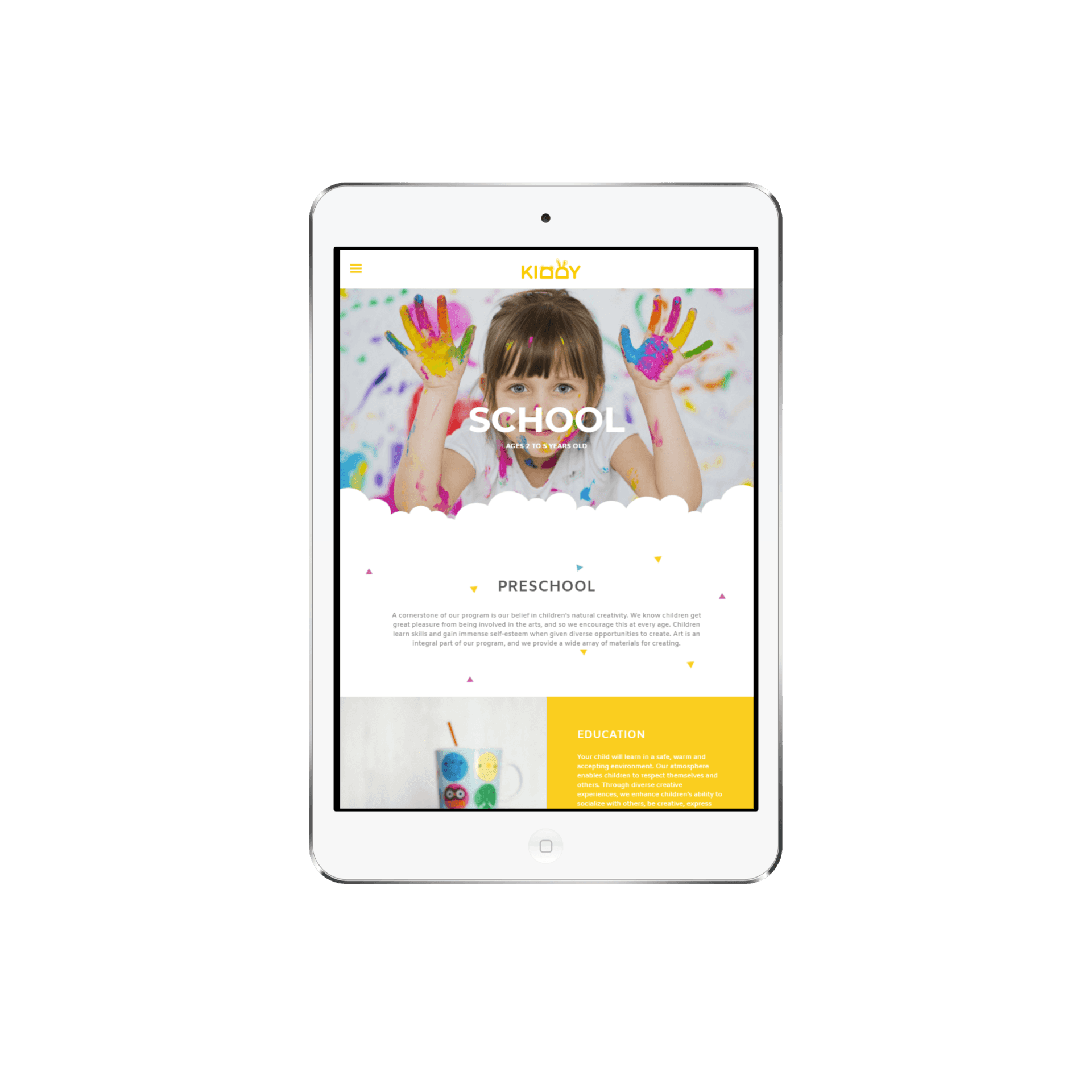 Preschool Tablet/iPad View