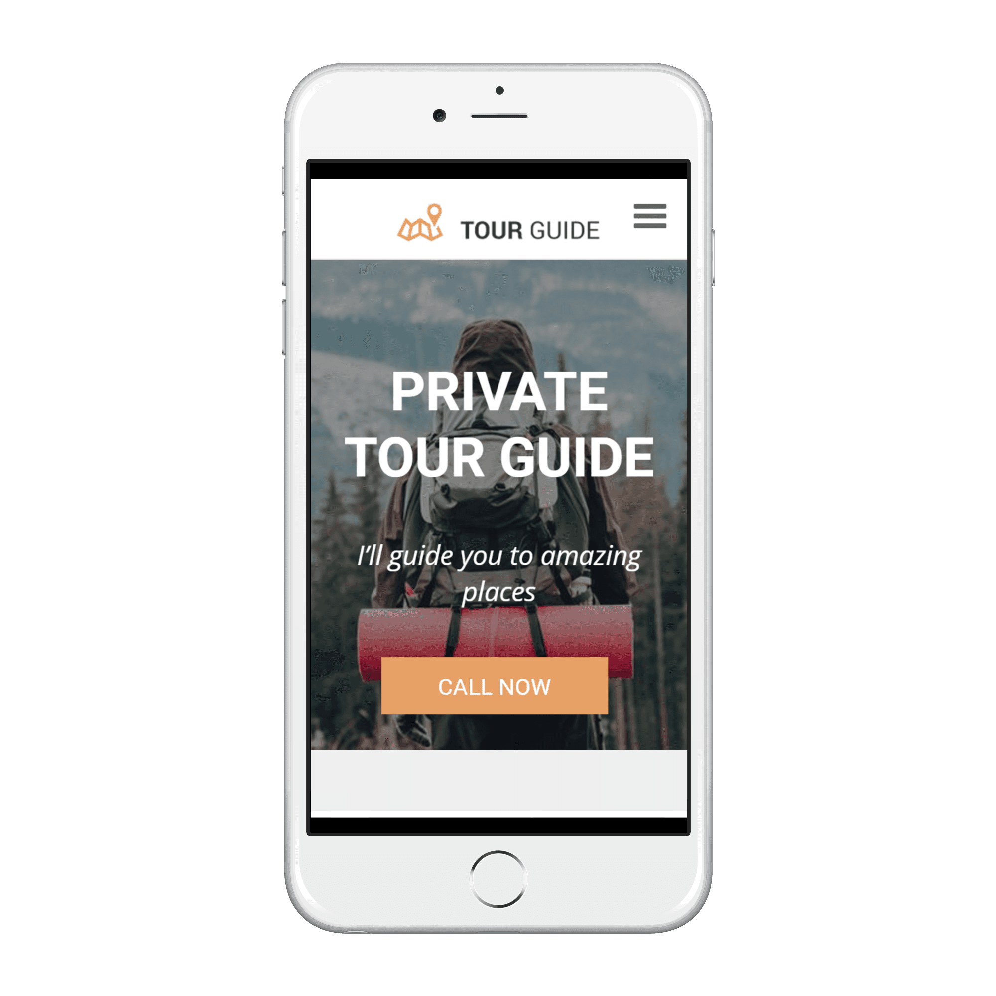 Tour Guide Mobile View