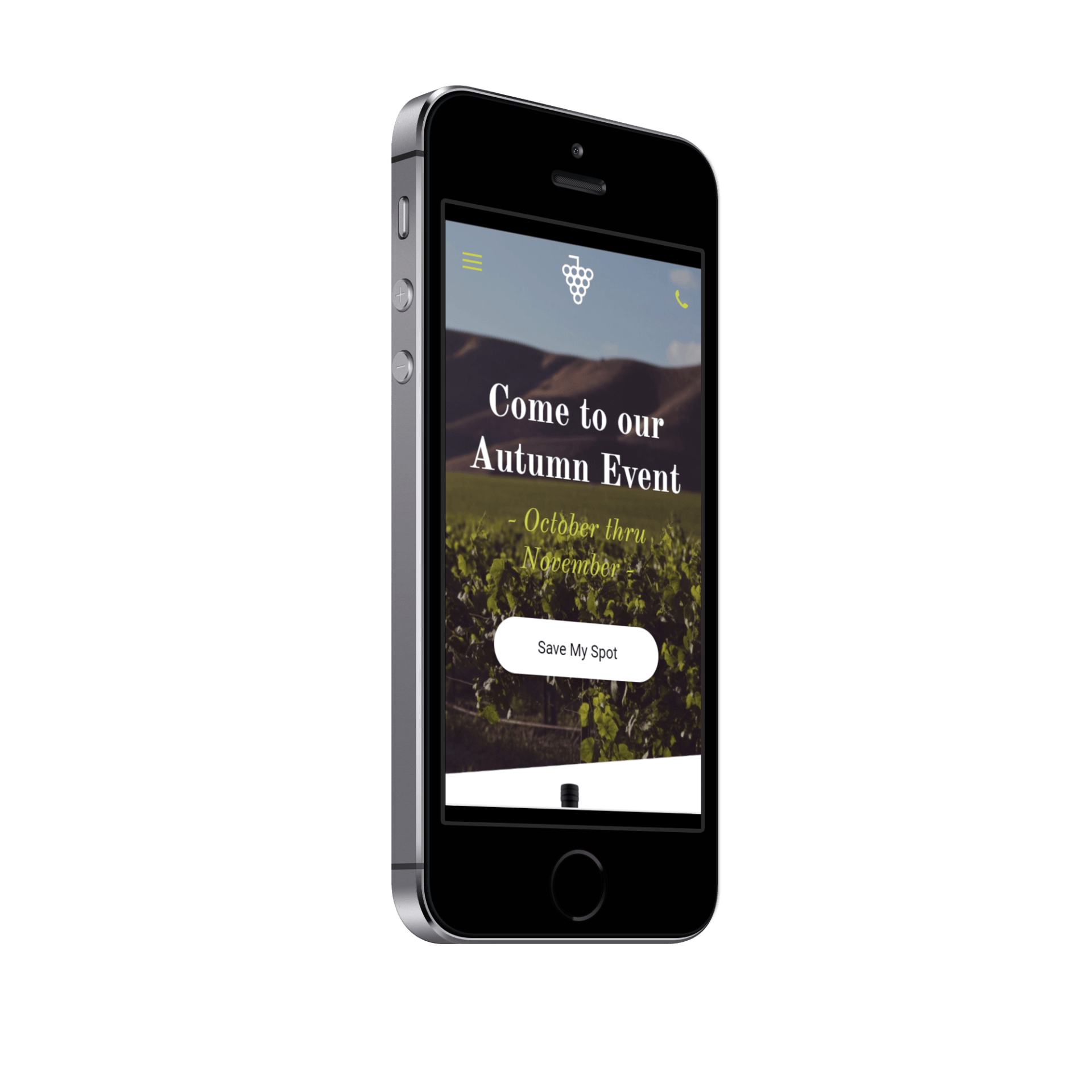 Winery Landing Page Template
