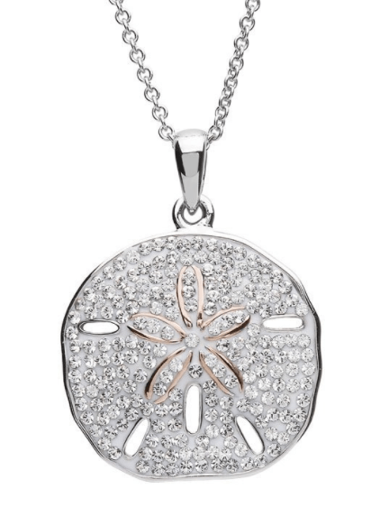 Denny Wong Sand Dollar Pendant, Precious Silver