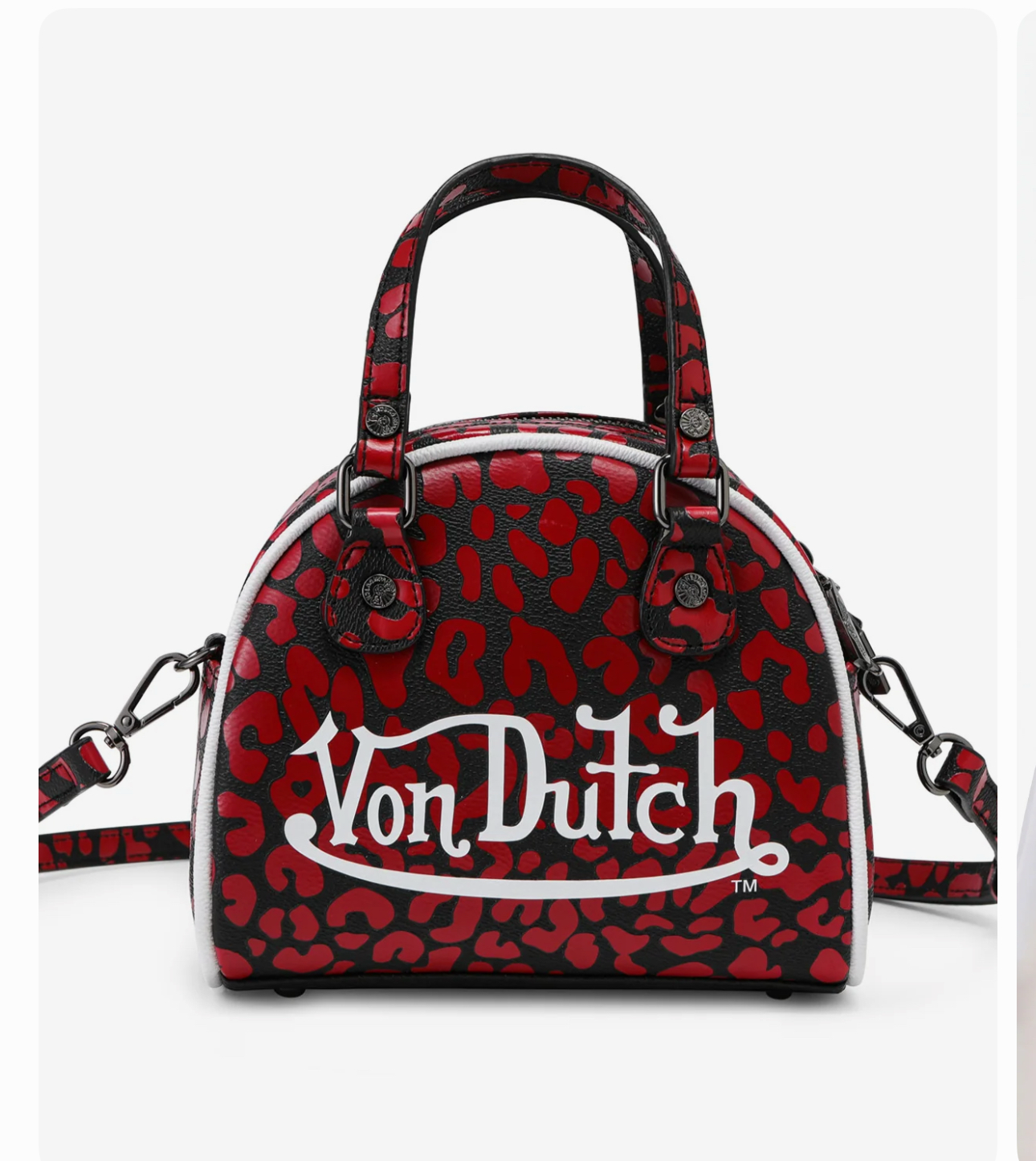 Red  Cheetah Bowling Bag
