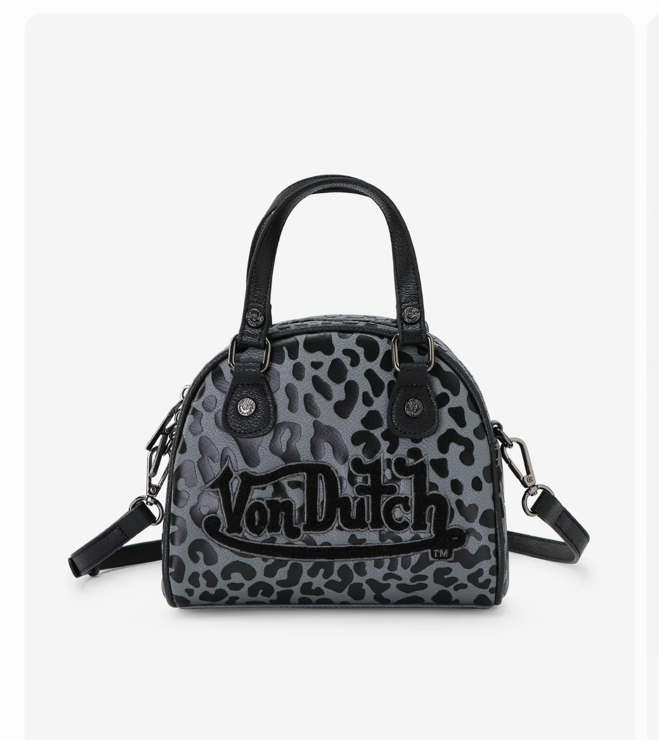 Mini Bowling Bag -Grey Cheetah (mini)