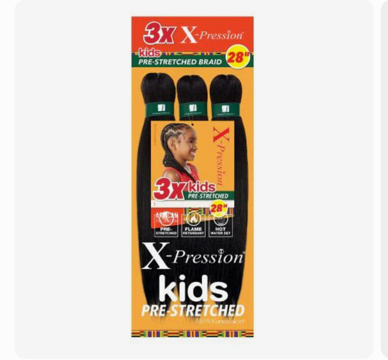 Sensational African collection 3x  Xpression Pre-Stretched 28
