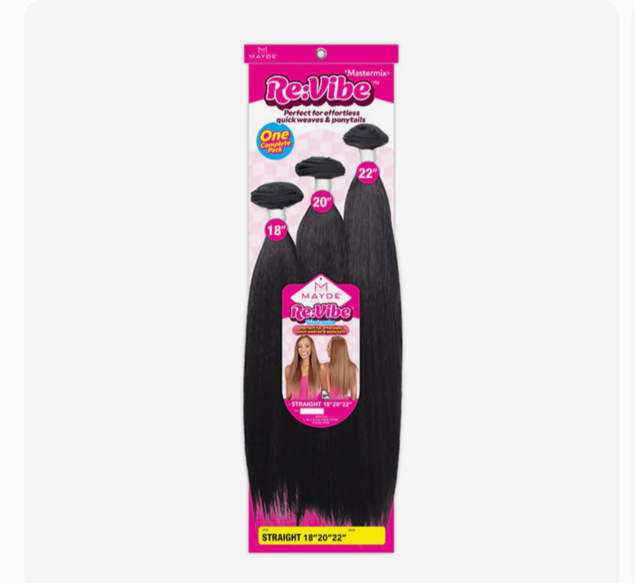Mayde Beauty Re:vibe Stright 3pcs  18' 20'22'
