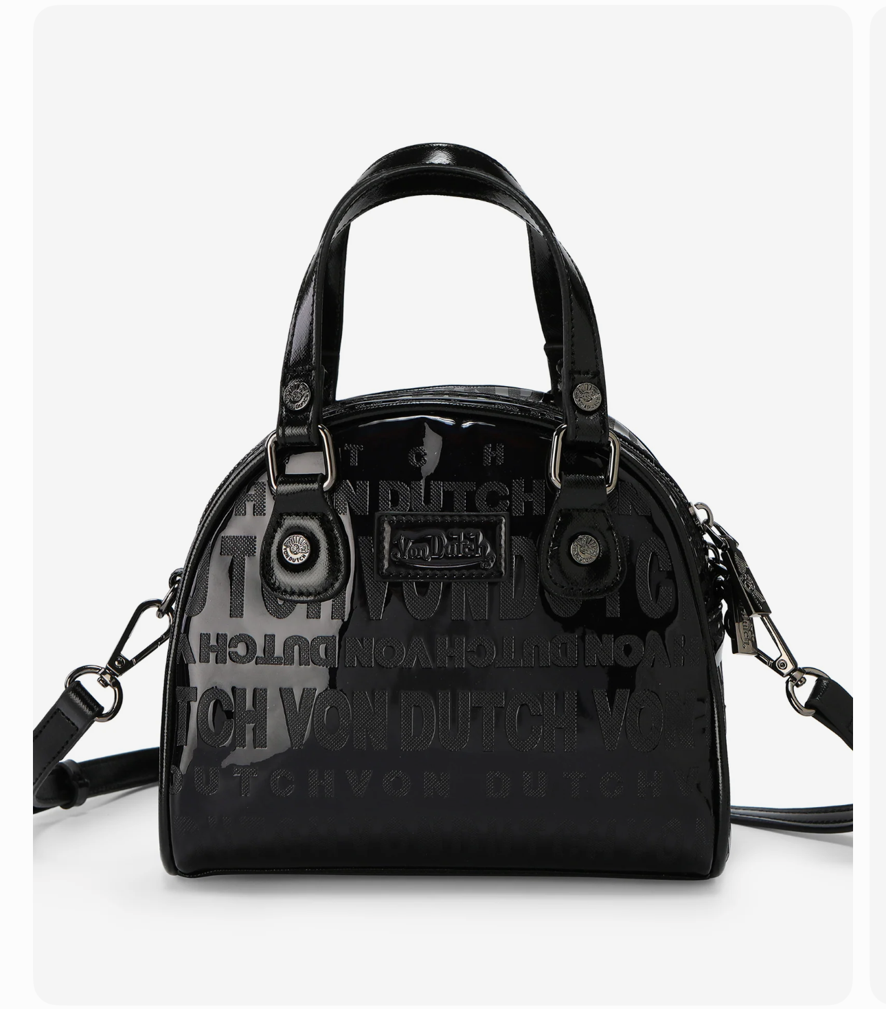Von Dutch Black Onyx Reflective Bowling Bag