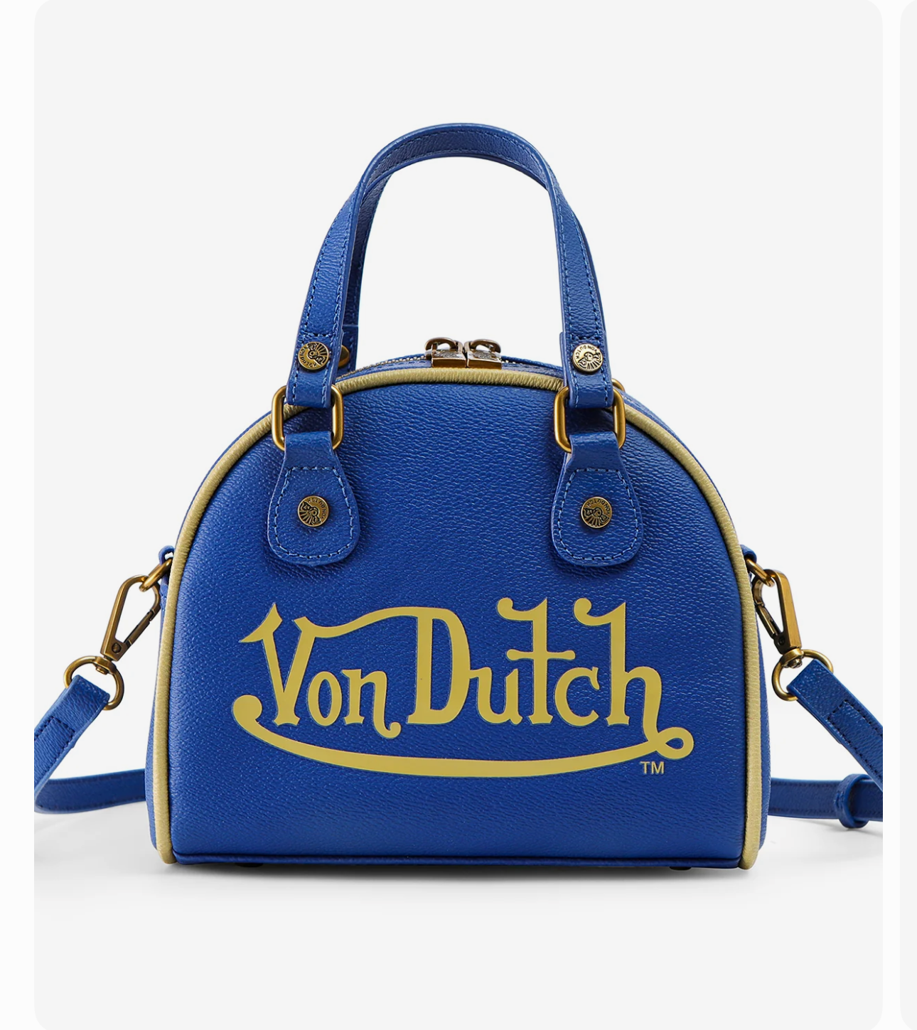 Navy BLUE &GOLD Two -Tone Bowling Bag