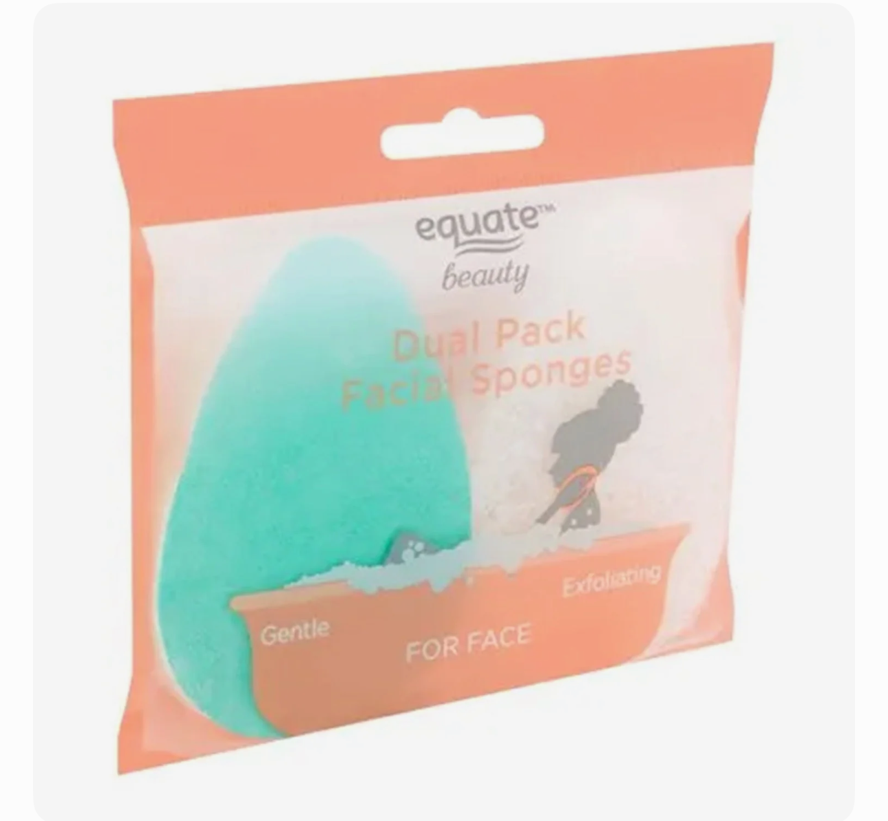 Equate Beauty Facial Sponges Dual pack