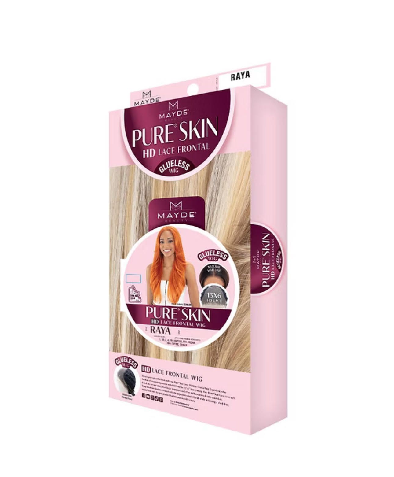 MAYDE Pure Skin HD Lace Frontal Glueless Wig RAYA