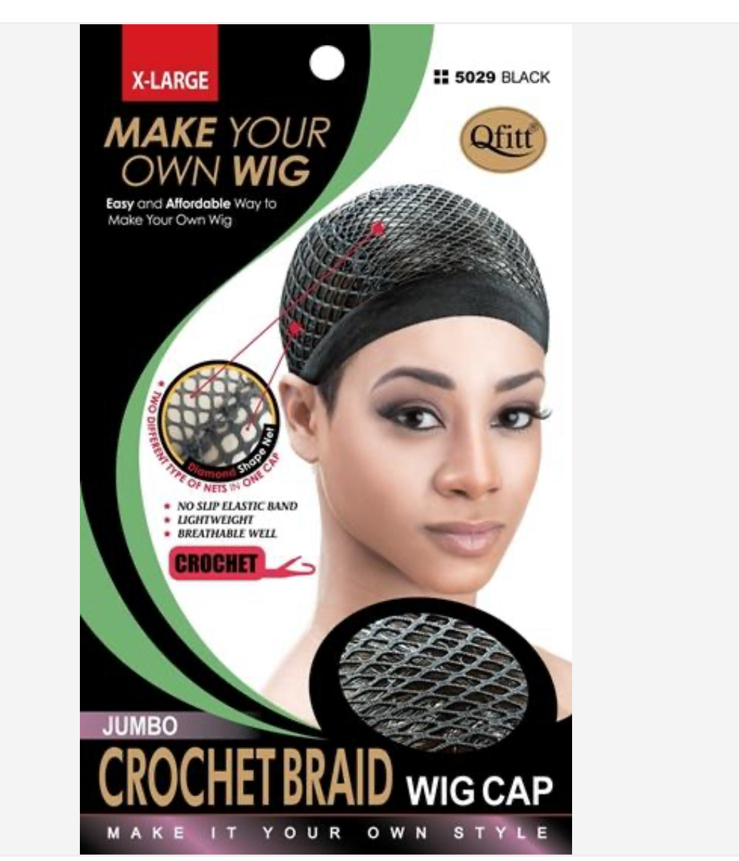 Qfitt BRAID WIG CAP/ BLACK