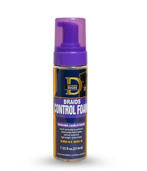 Diamond Edges Braids Foam Control