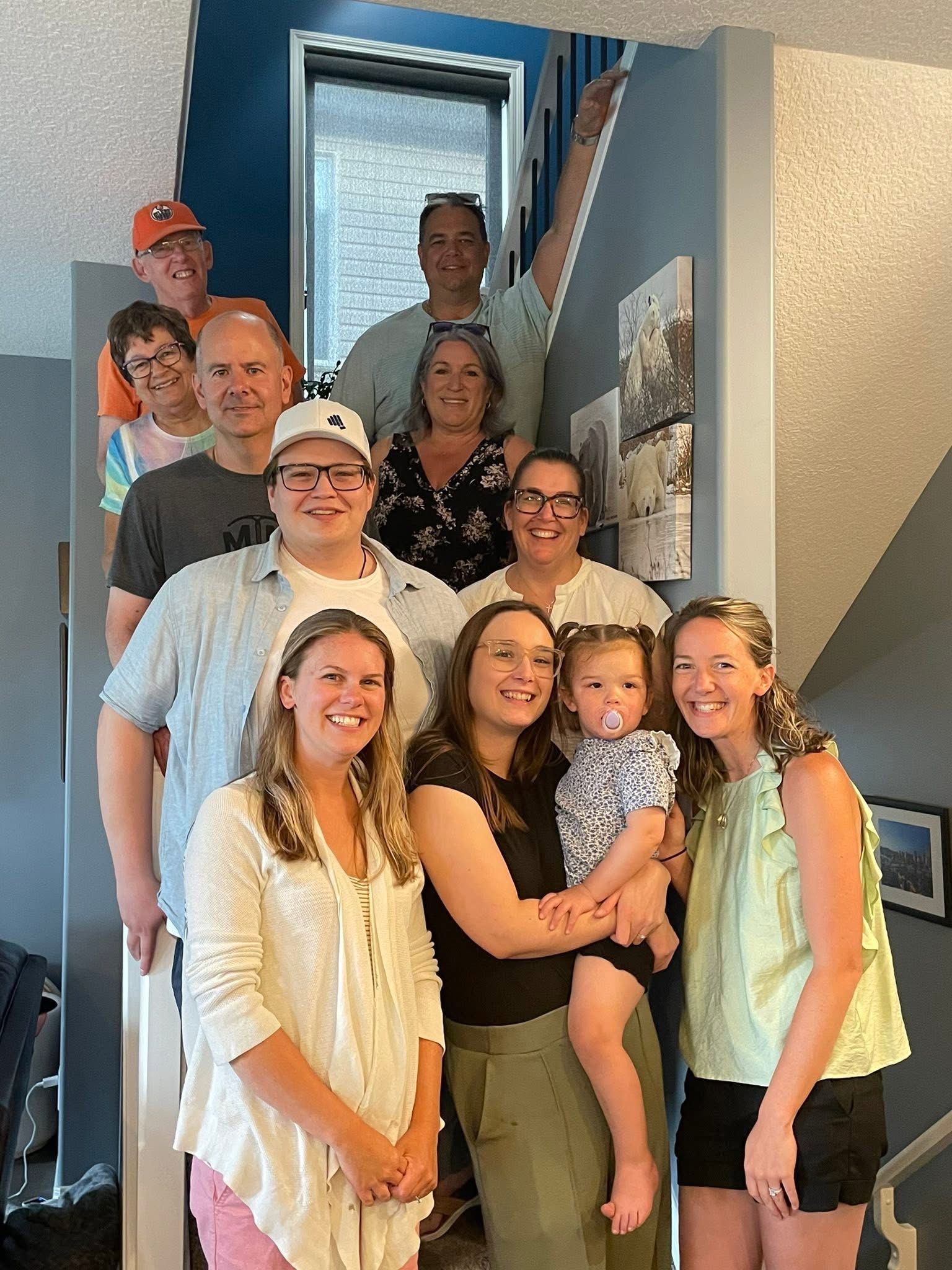 Stephen Pugh and extended family