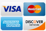 major credit cards 
