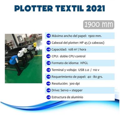 Plotter textil