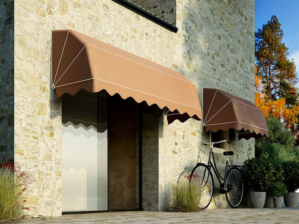 Tende a cappottina su rustico