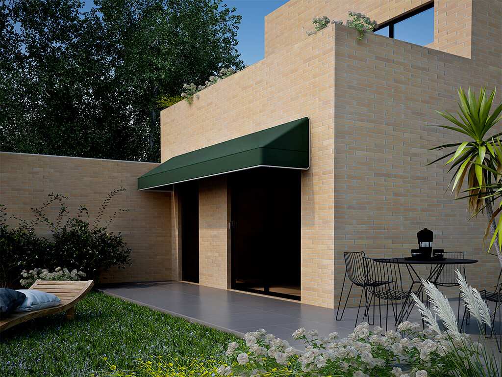 Tenda esterna verde