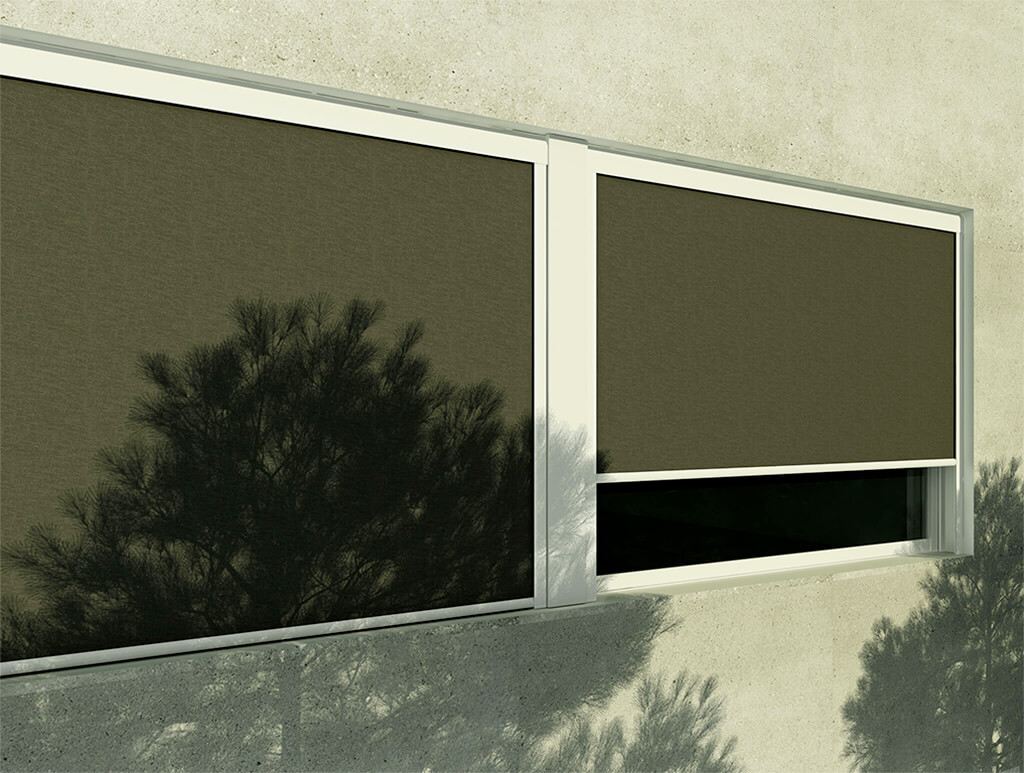 Tenda scorrevole su finestra