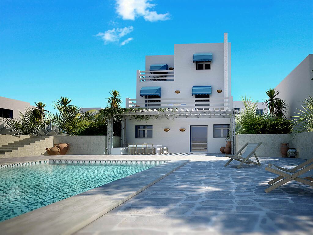 Villetta con piscina