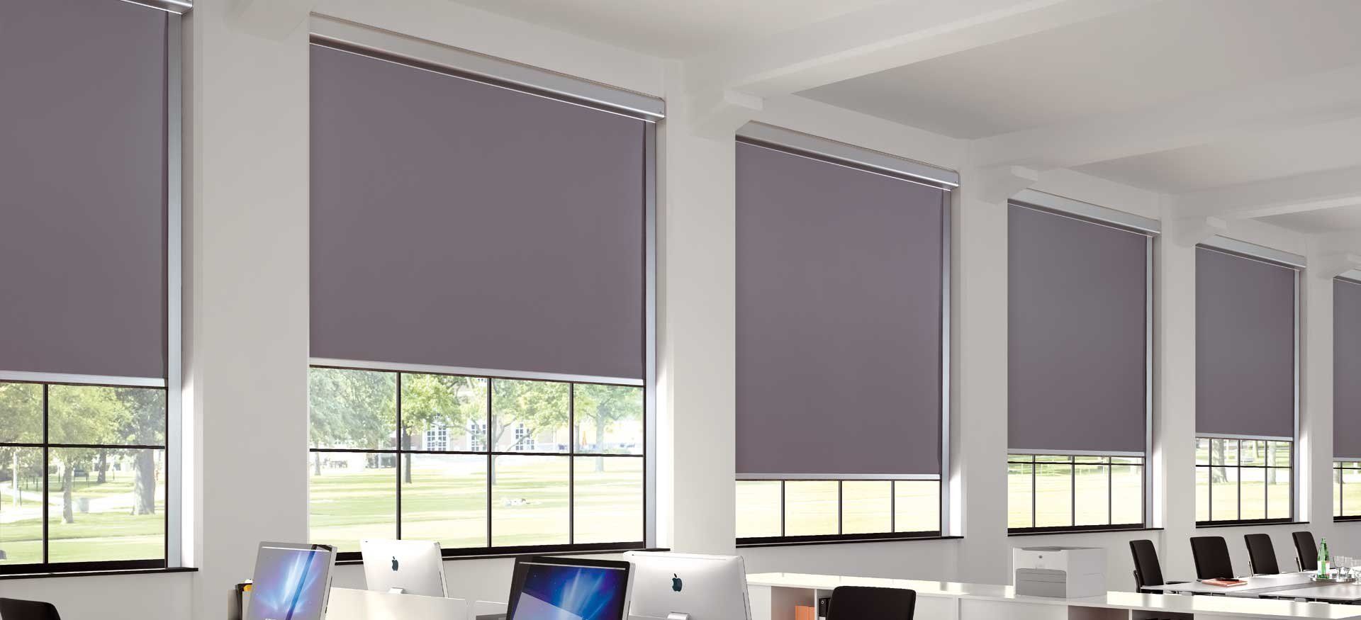 Tende grigie a rullo