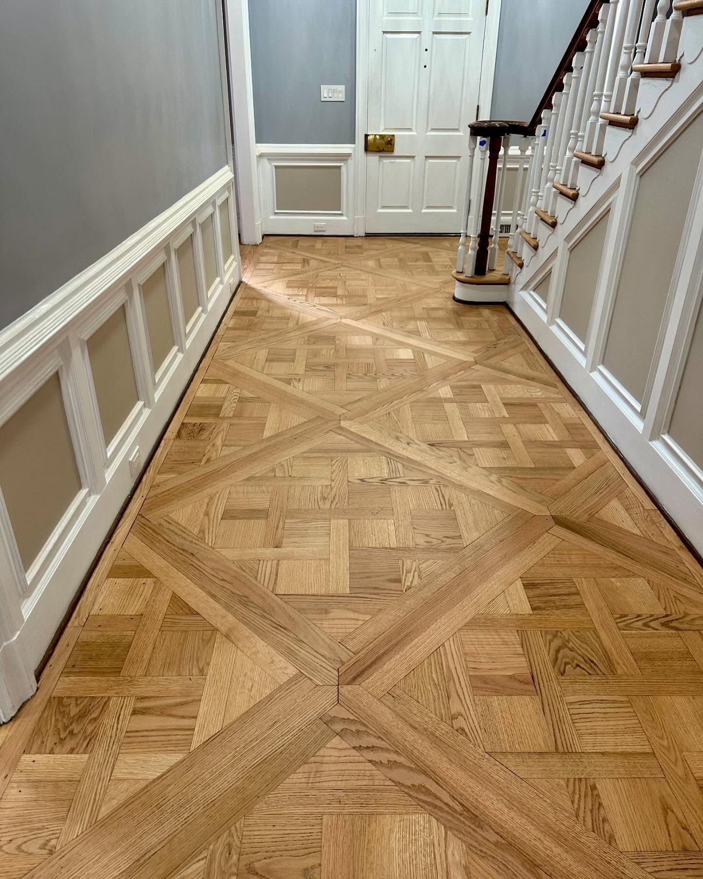 A hardwood floor installation in Pinehurst, NC with Southern Premiere Hardwood Floor Co