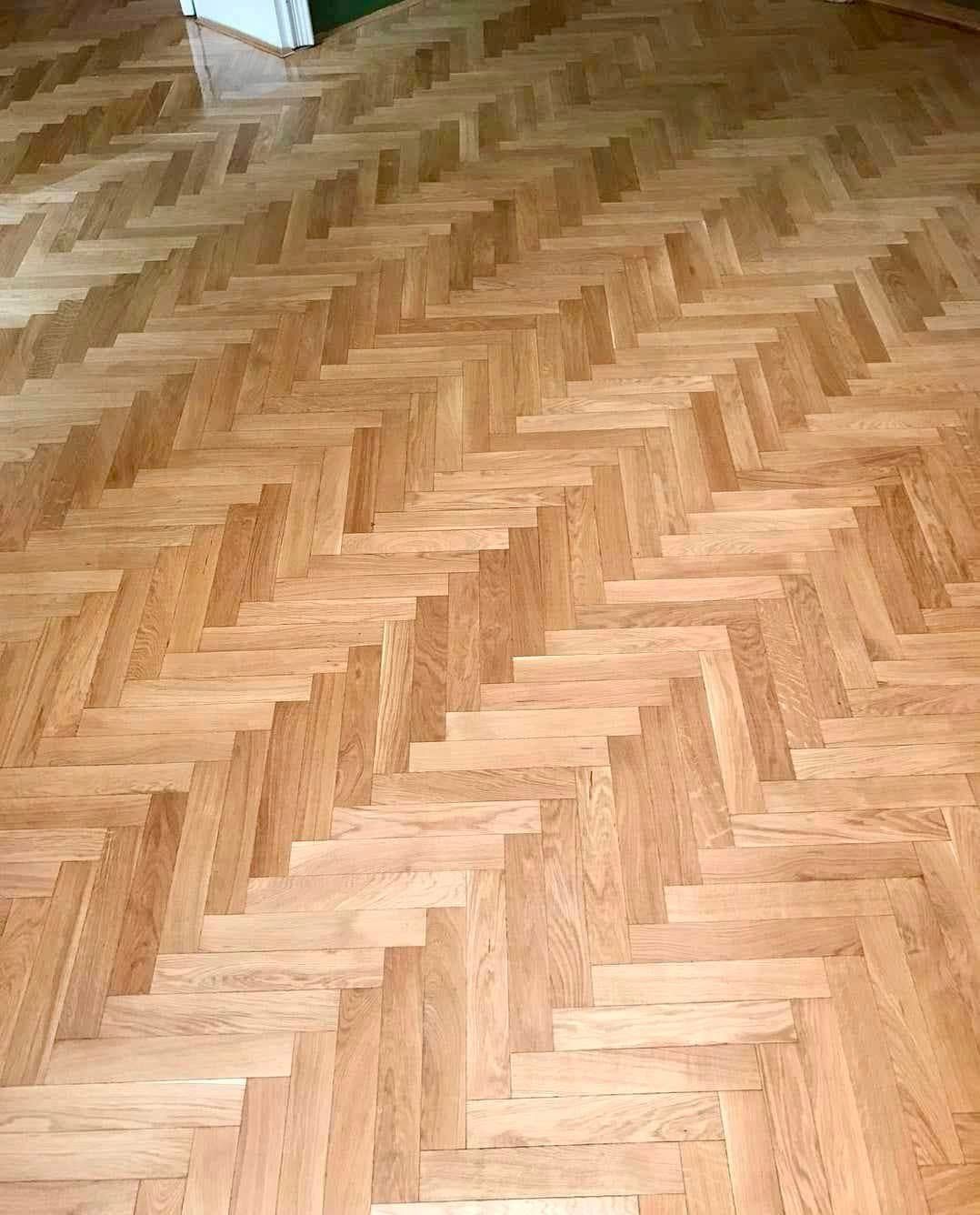 A hardwood floor installation in Pinehurst, NC with Southern Premiere Hardwood Floor Co