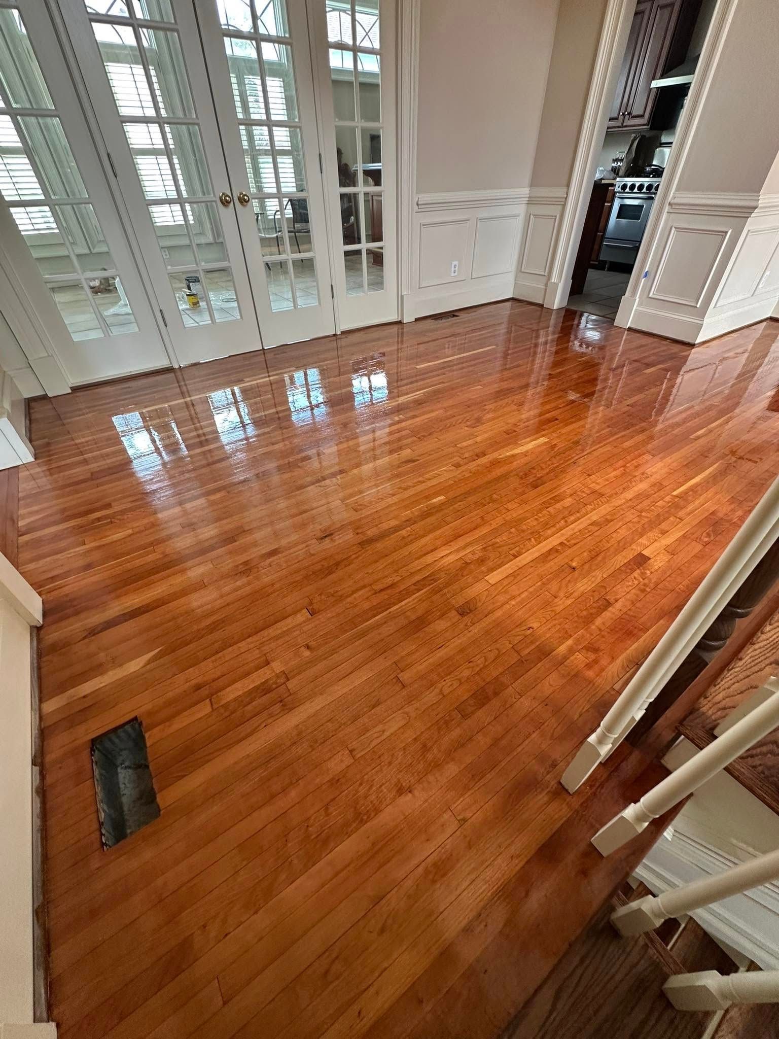 A hardwood floor refinishing service in Pinehurst, NC with Southern Premiere Hardwood Floor Co