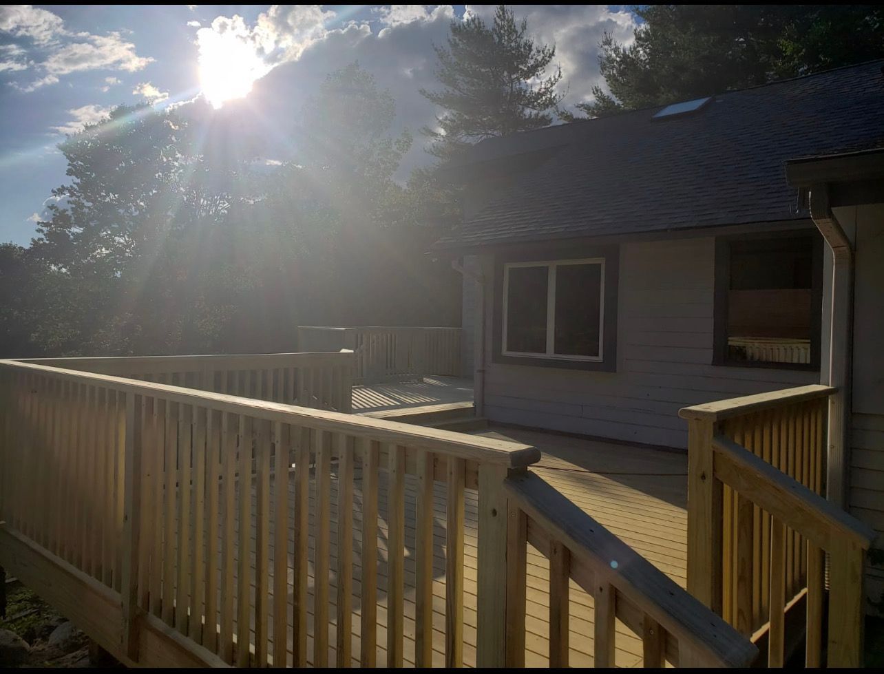 Unpainted wood  deck – Hartford, CT - Hinds