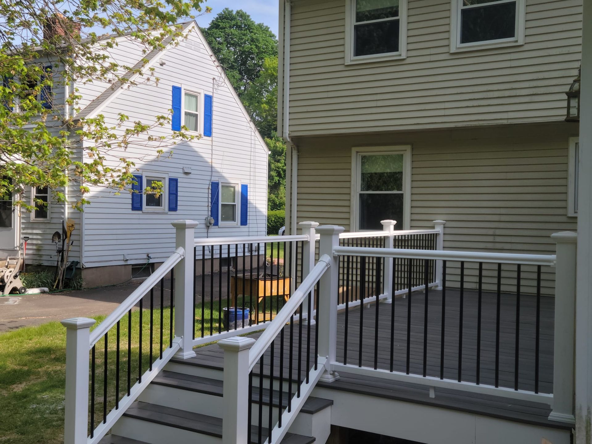 A fully constructed residential deck – Hartford, CT - Hinds