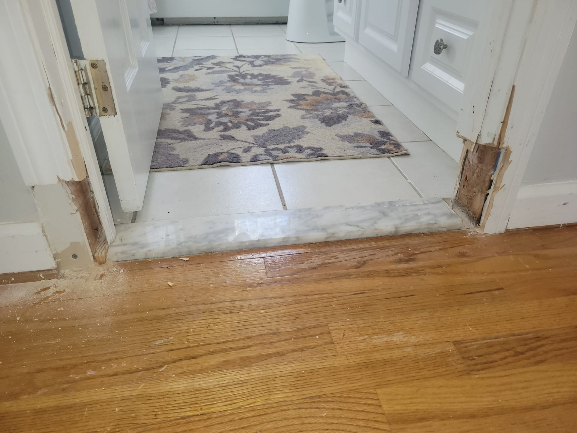 Broken part of a door – Hartford, CT - Hinds