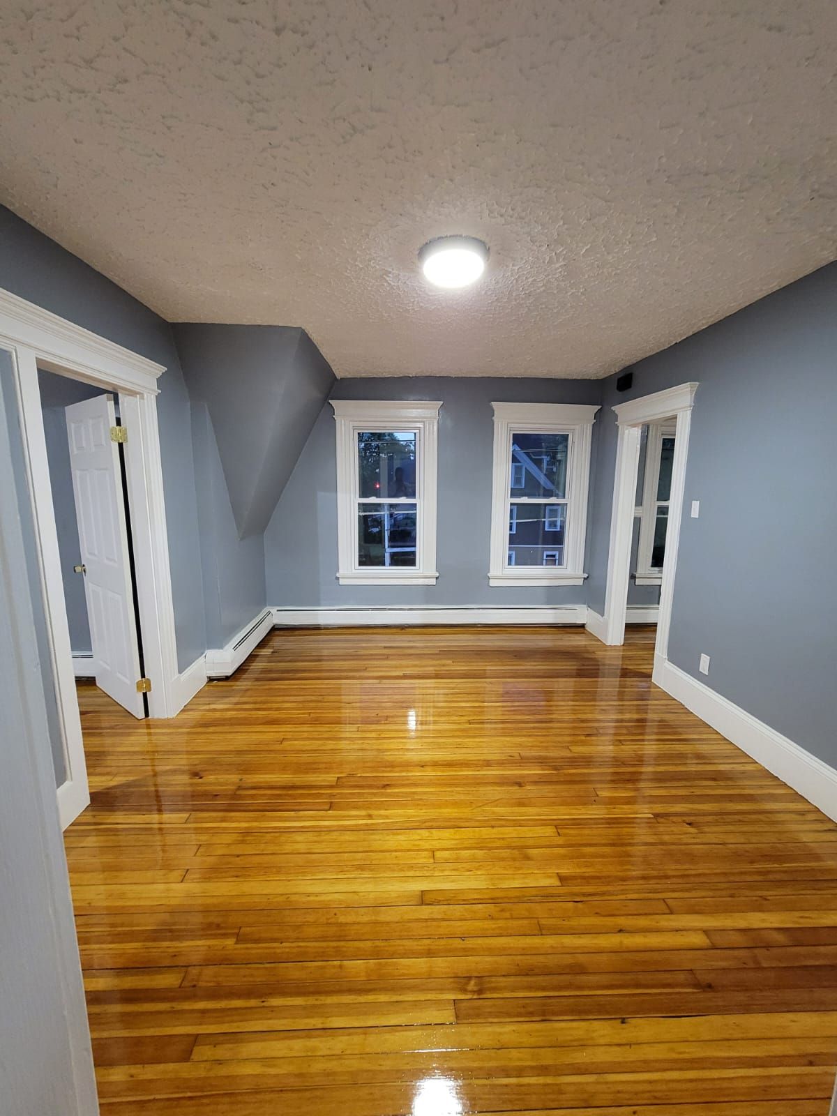 A unit with a glossy plank flooring – Hartford, CT - Hinds