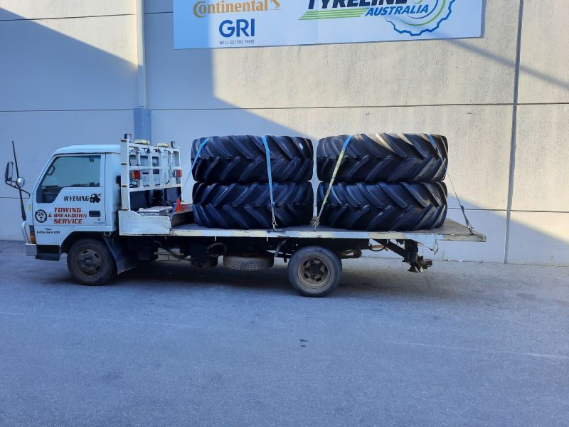 transporting tires