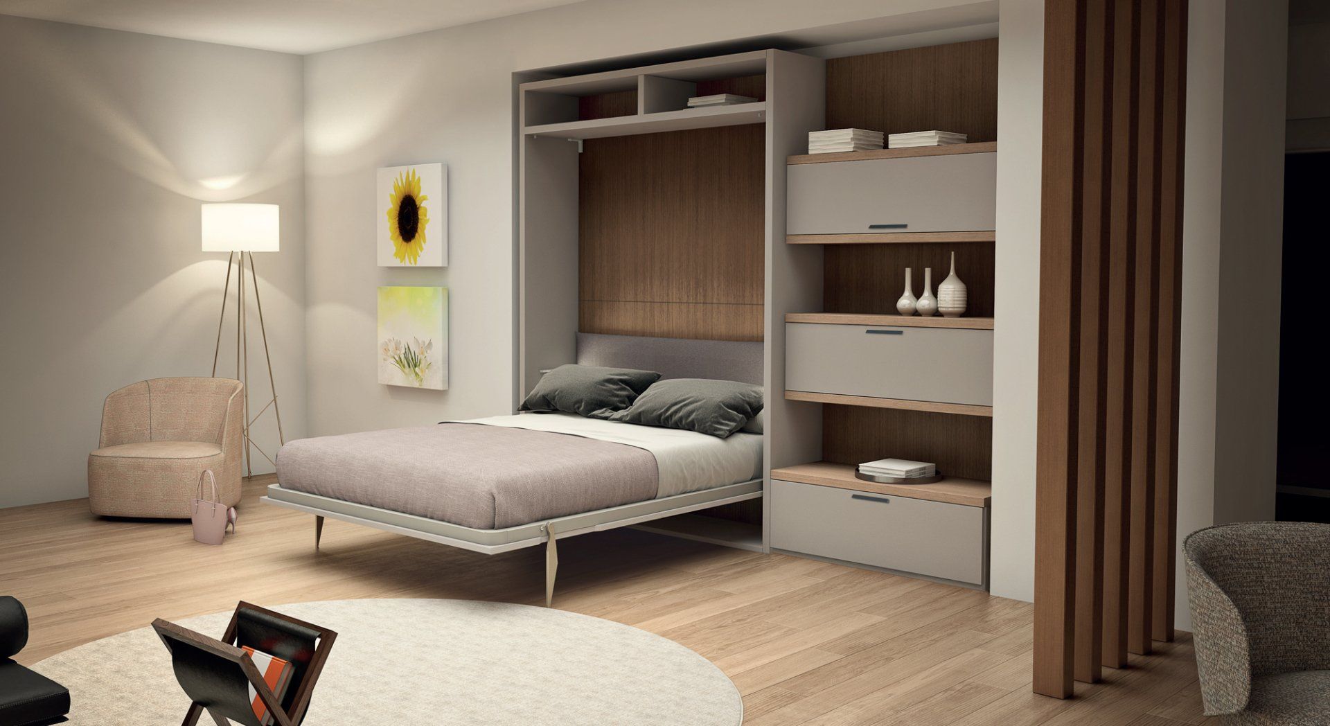 LETTI A SCOMPARSA A ROMA