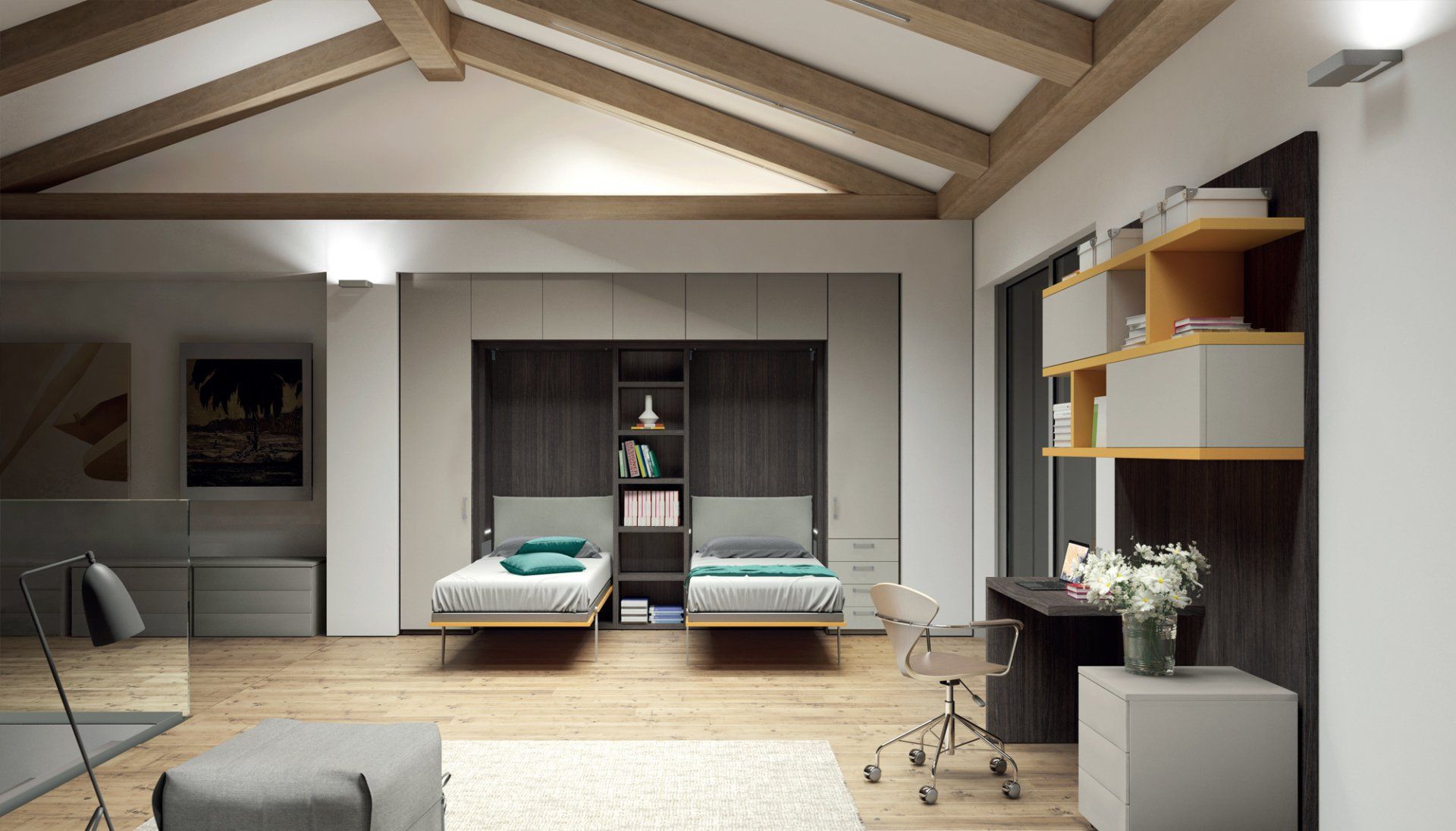 LETTI A SCOMPARSA A ROMA