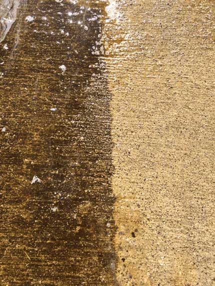 Liquid Dirt on Cement— Pressure Cleaning Services in Englewood, NJ